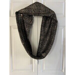 Express Black Gold OS Infinity Scarf NWT